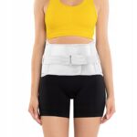 4FIZJO Bedrový pás spevňujúci spodnú časť chrbtice GS4012 -slabo šedý L